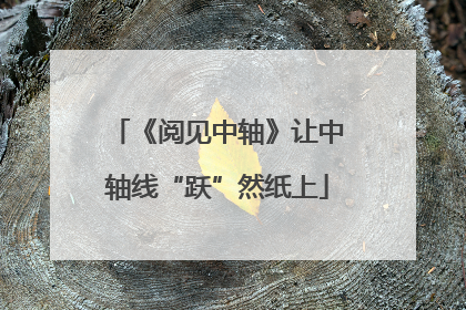 《阅见中轴》让中轴线“跃”然纸上