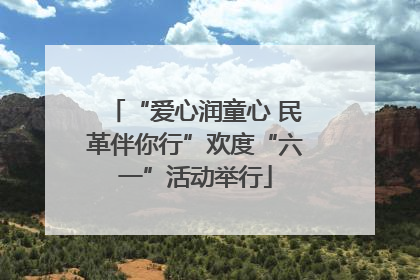 “爱心润童心 民革伴你行”欢度“六一”活动举行