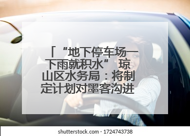 “地下停车场一下雨就积水” 琼山区水务局：将制定计划对墨客沟进行雨污分流