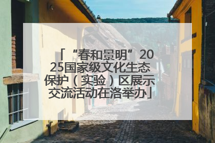 “春和景明”2025国家级文化生态保护（实验）区展示交流活动在洛举办
