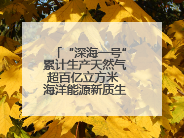“深海一号”累计生产天然气超百亿立方米 海洋能源新质生产力蓬勃发展