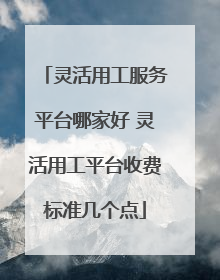 灵活用工服务平台哪家好 灵活用工平台收费标准几个点