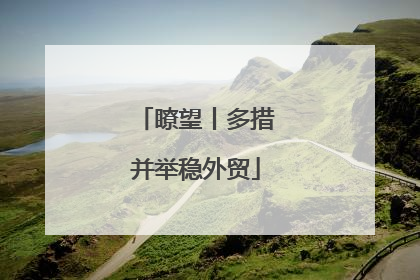 瞭望丨多措并举稳外贸