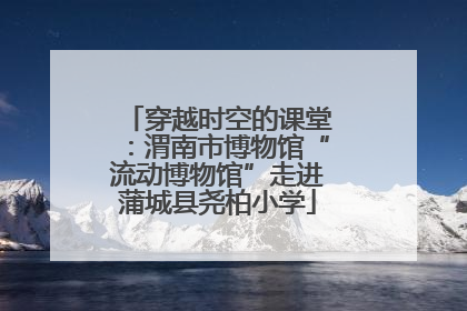 穿越时空的课堂：渭南市博物馆“流动博物馆”走进蒲城县尧柏小学