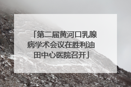 第二届黄河口乳腺病学术会议在胜利油田中心医院召开