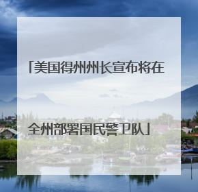 美国得州州长宣布将在全州部署国民警卫队