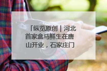 纵览原创｜河北首家盒马鲜生在唐山开业，石家庄门店预计8月开业