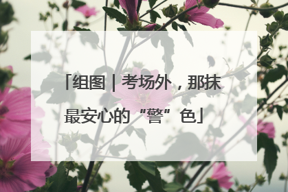 组图｜考场外，那抹最安心的“警”色