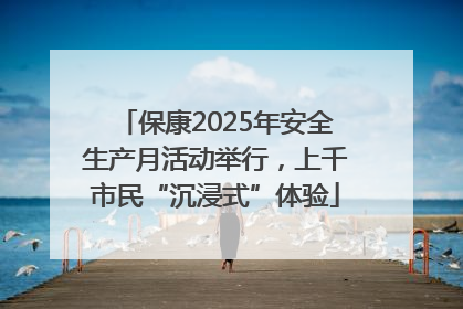 保康2025年安全生产月活动举行，上千市民“沉浸式”体验