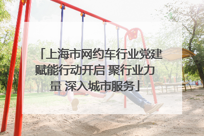 上海市网约车行业党建赋能行动开启 聚行业力量 深入城市服务