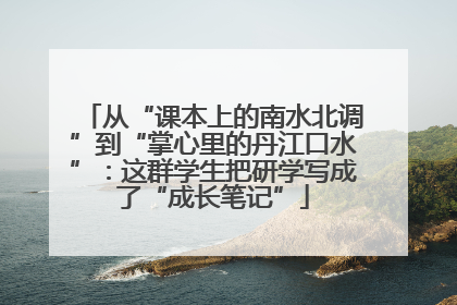 从“课本上的南水北调”到“掌心里的丹江口水”：这群学生把研学写成了“成长笔记”