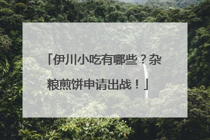 伊川小吃有哪些？杂粮煎饼申请出战！
