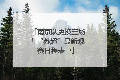 南京队更换主场！“苏超”最新观赛日程表→