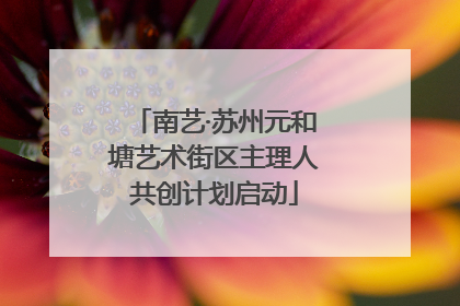 南艺·苏州元和塘艺术街区主理人共创计划启动