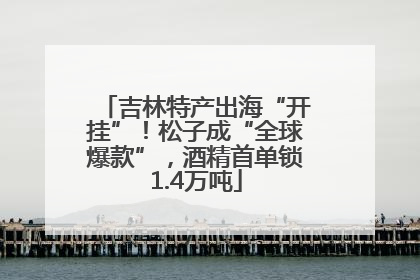 吉林特产出海“开挂”！松子成“全球爆款”，酒精首单锁1.4万吨