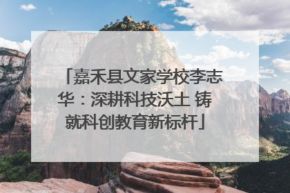 嘉禾县文家学校李志华：深耕科技沃土 铸就科创教育新标杆