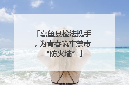 嘉鱼县检法携手，为青春筑牢禁毒“防火墙”