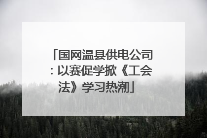 国网温县供电公司：以赛促学掀《工会法》学习热潮