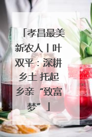 孝昌最美新农人丨叶双平：深耕乡土 托起乡亲“致富梦”