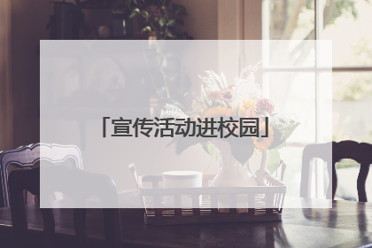 宣传活动进校园