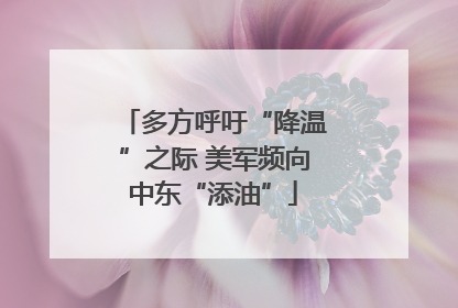 多方呼吁“降温”之际 美军频向中东“添油”