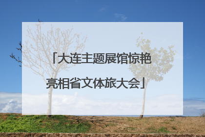 大连主题展馆惊艳亮相省文体旅大会