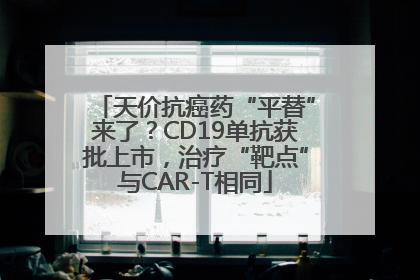 天价抗癌药“平替”来了？CD19单抗获批上市，治疗“靶点”与CAR-T相同