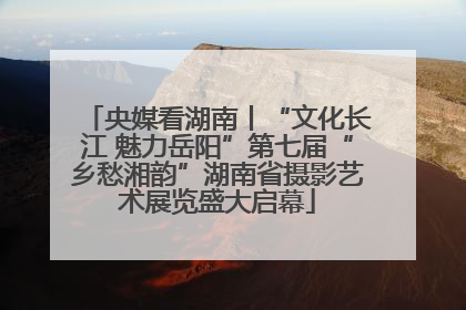 央媒看湖南丨“文化长江 魅力岳阳”第七届“乡愁湘韵”湖南省摄影艺术展览盛大启幕