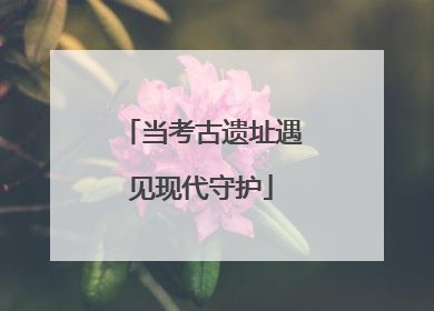当考古遗址遇见现代守护