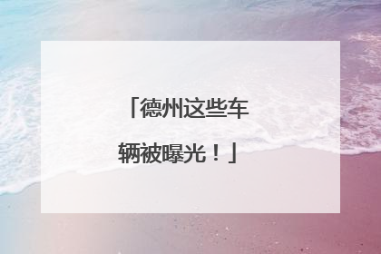 德州这些车辆被曝光！