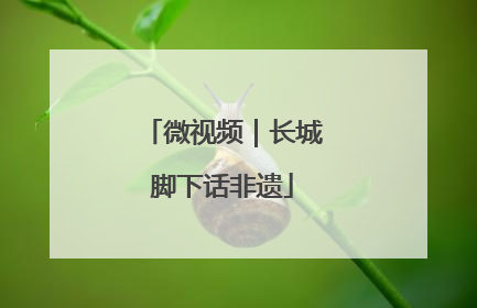 微视频｜长城脚下话非遗