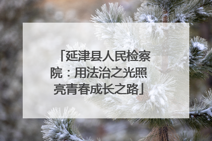 延津县人民检察院：用法治之光照亮青春成长之路