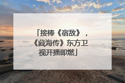 接棒《宿敌》，《藏海传》东方卫视开播即燃