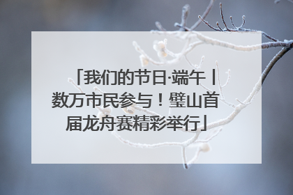 我们的节日·端午丨数万市民参与！璧山首届龙舟赛精彩举行