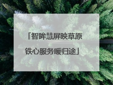 智眸慧屏映草原 铁心服务暖归途