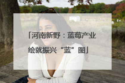 河南新野：蓝莓产业绘就振兴“蓝”图