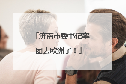 济南市委书记率团去欧洲了！