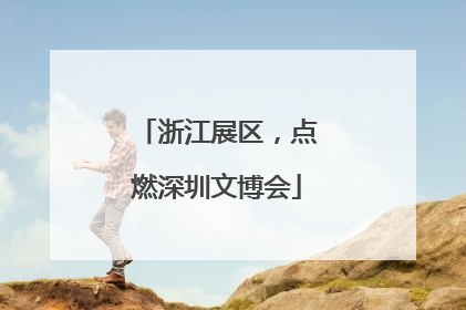 浙江展区，点燃深圳文博会