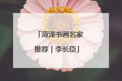 菏泽书画名家推荐｜李长臣