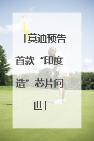 莫迪预告首款“印度造”芯片问世