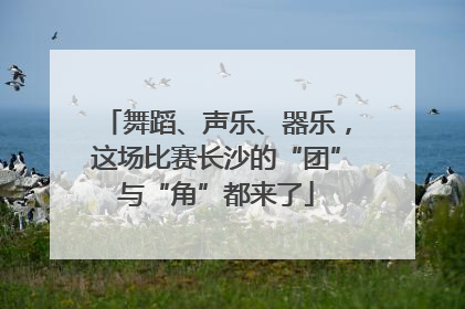 舞蹈、声乐、器乐，这场比赛长沙的“团”与“角”都来了