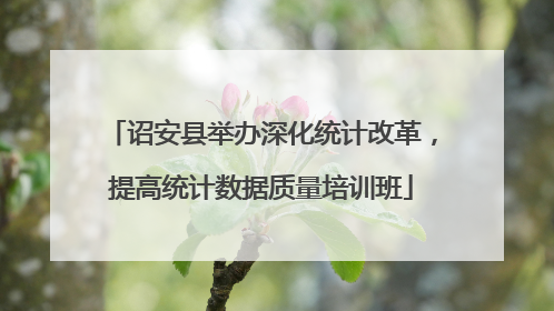 诏安县举办深化统计改革，提高统计数据质量培训班