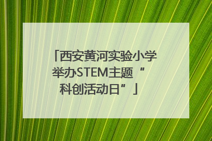 西安黄河实验小学举办STEM主题“科创活动日”