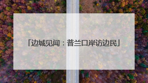 边城见闻：普兰口岸访边民