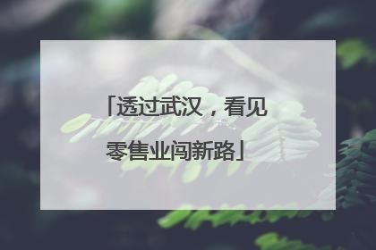 透过武汉，看见零售业闯新路