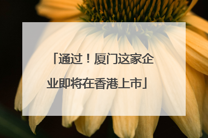 通过！厦门这家企业即将在香港上市