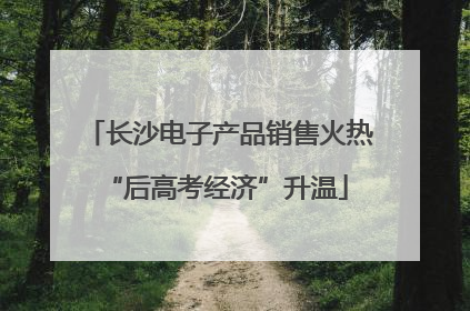 长沙电子产品销售火热 “后高考经济”升温