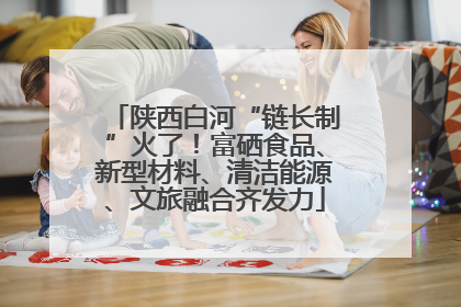 陕西白河“链长制”火了！富硒食品、新型材料、清洁能源、文旅融合齐发力