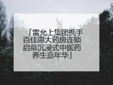 雷允上集团携手百佳惠大药房连锁启幕沉浸式中医药养生嘉年华