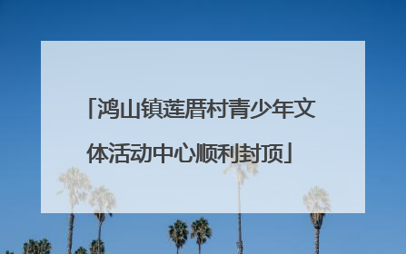 鸿山镇莲厝村青少年文体活动中心顺利封顶